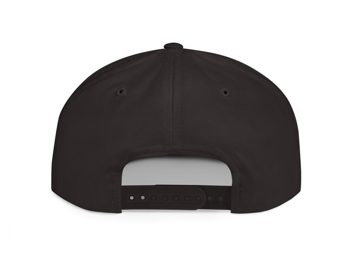 E-FLAG Washington DC Faux Leather Snapback Hat - Flat Bill, Adjustable, Pro Team City Colors - View #6